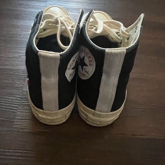Comme des Garçons Play - Black Converse - Picture 4 of 6